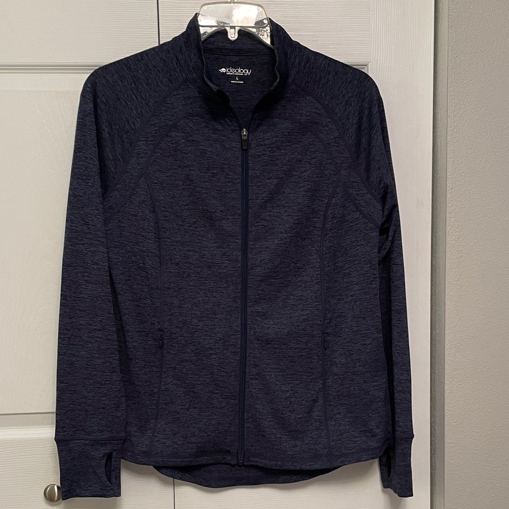 Ideology Performance Lightweight Full Zip Jacket with Pockets Large LIKE NEW